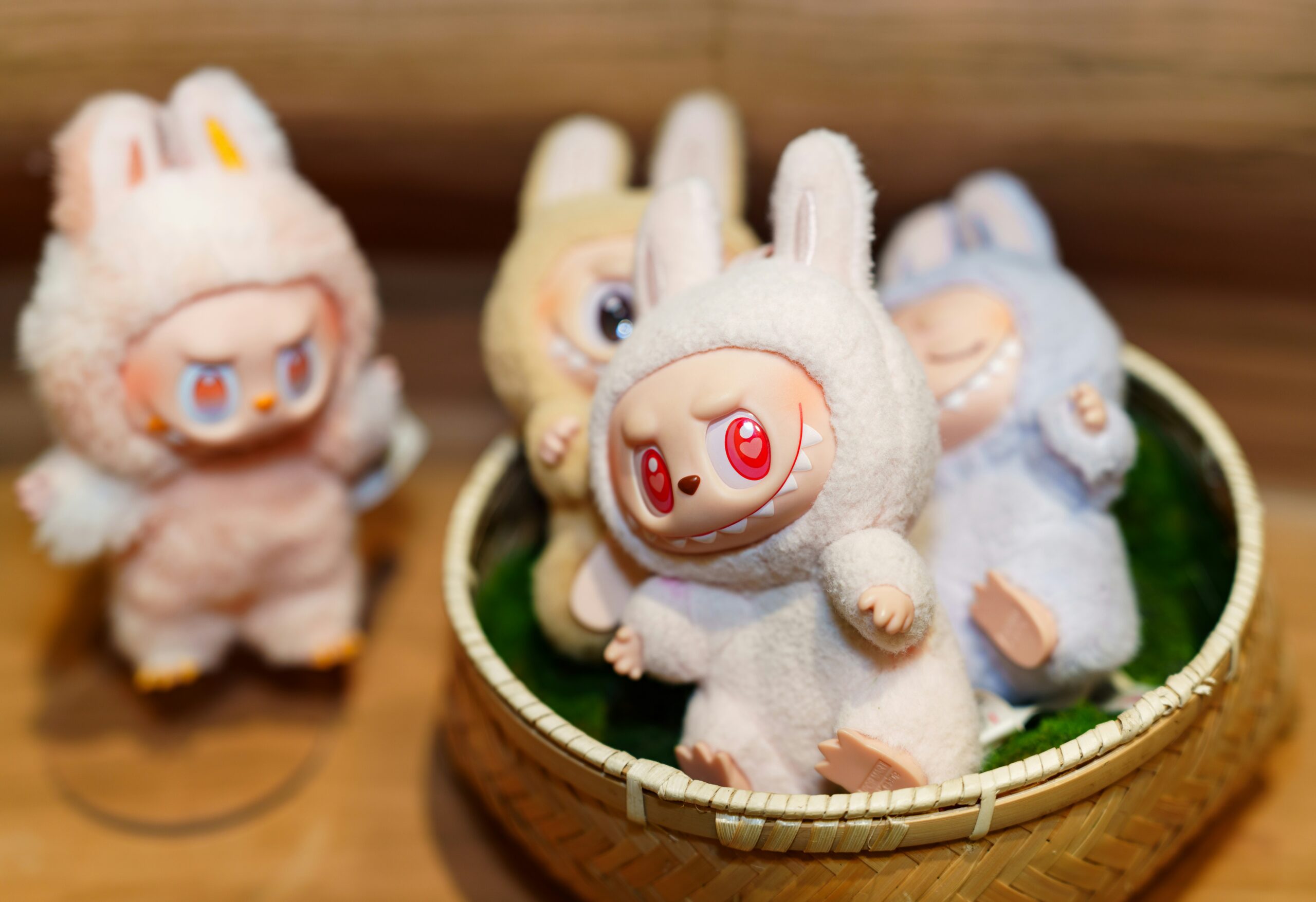 Labubu plushies