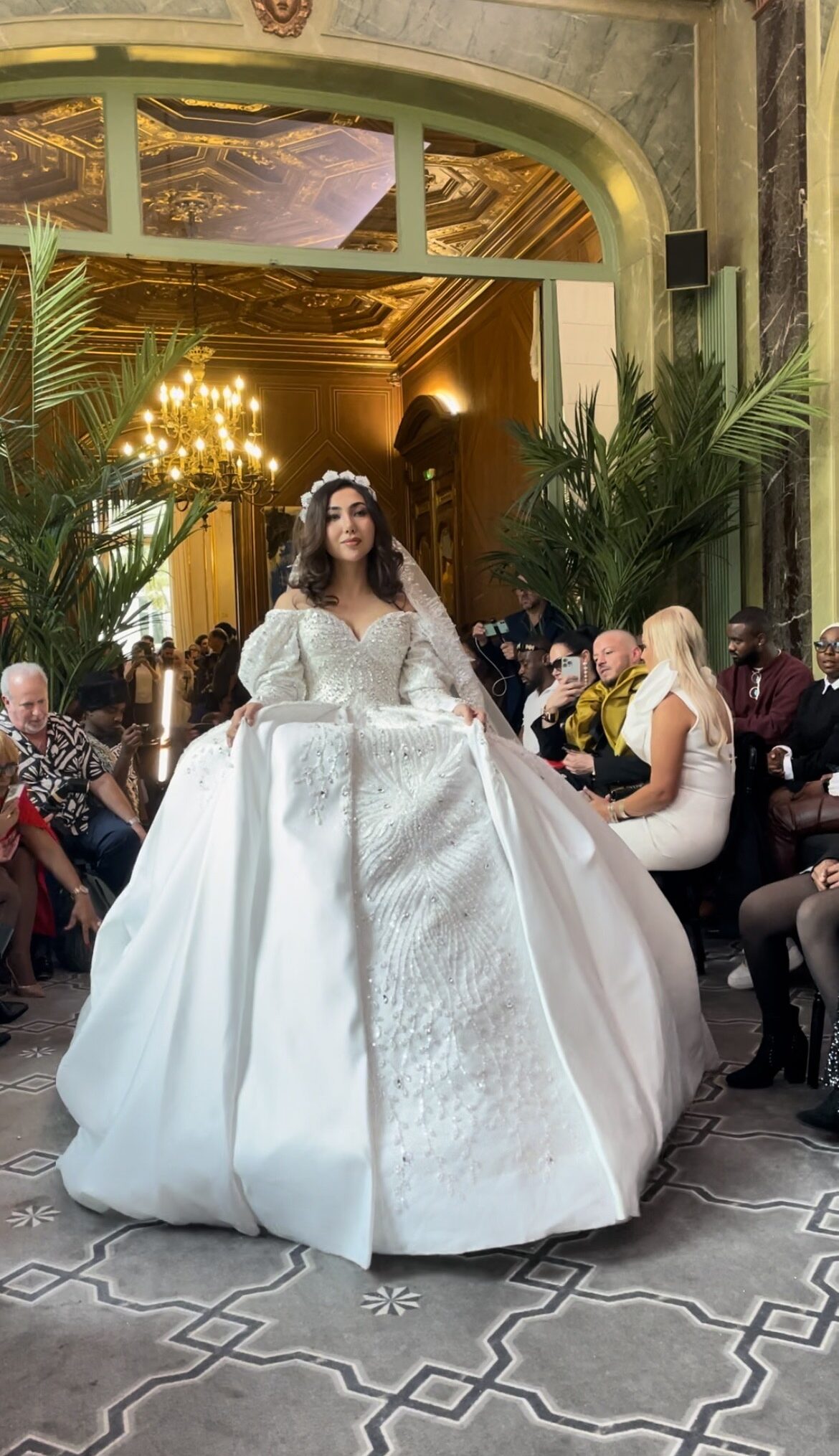 model for Mehri Bridal