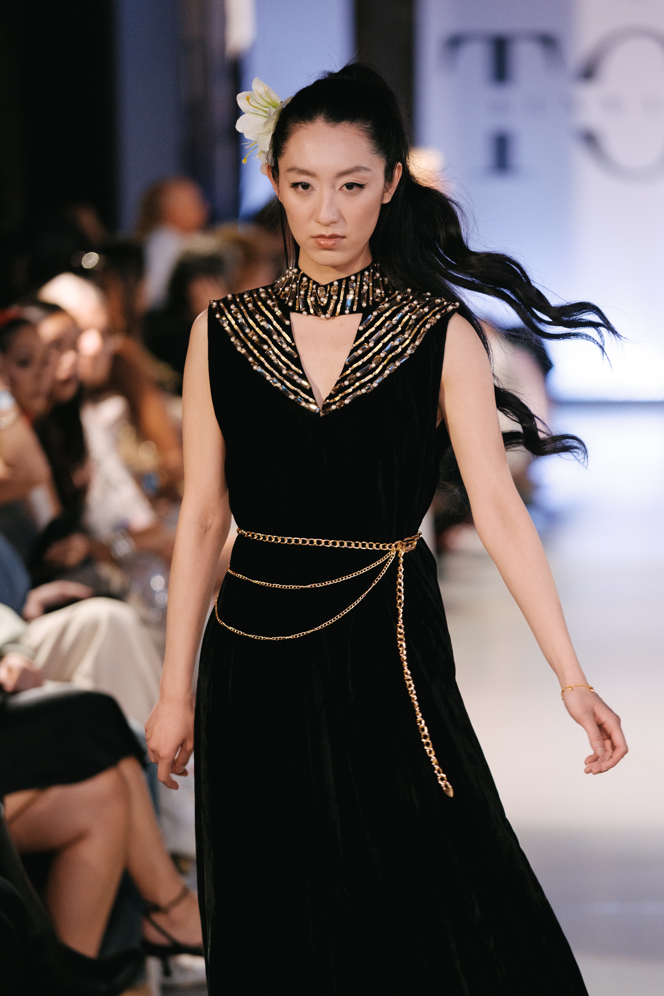 Runway look by SANA EHTASHAM at RunwayTO
