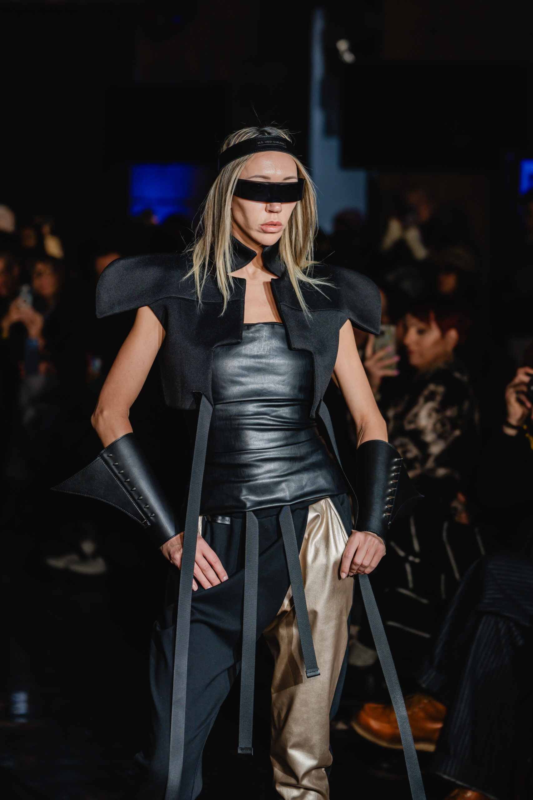 M.G. Megi Gabunia Runway Look in NYC