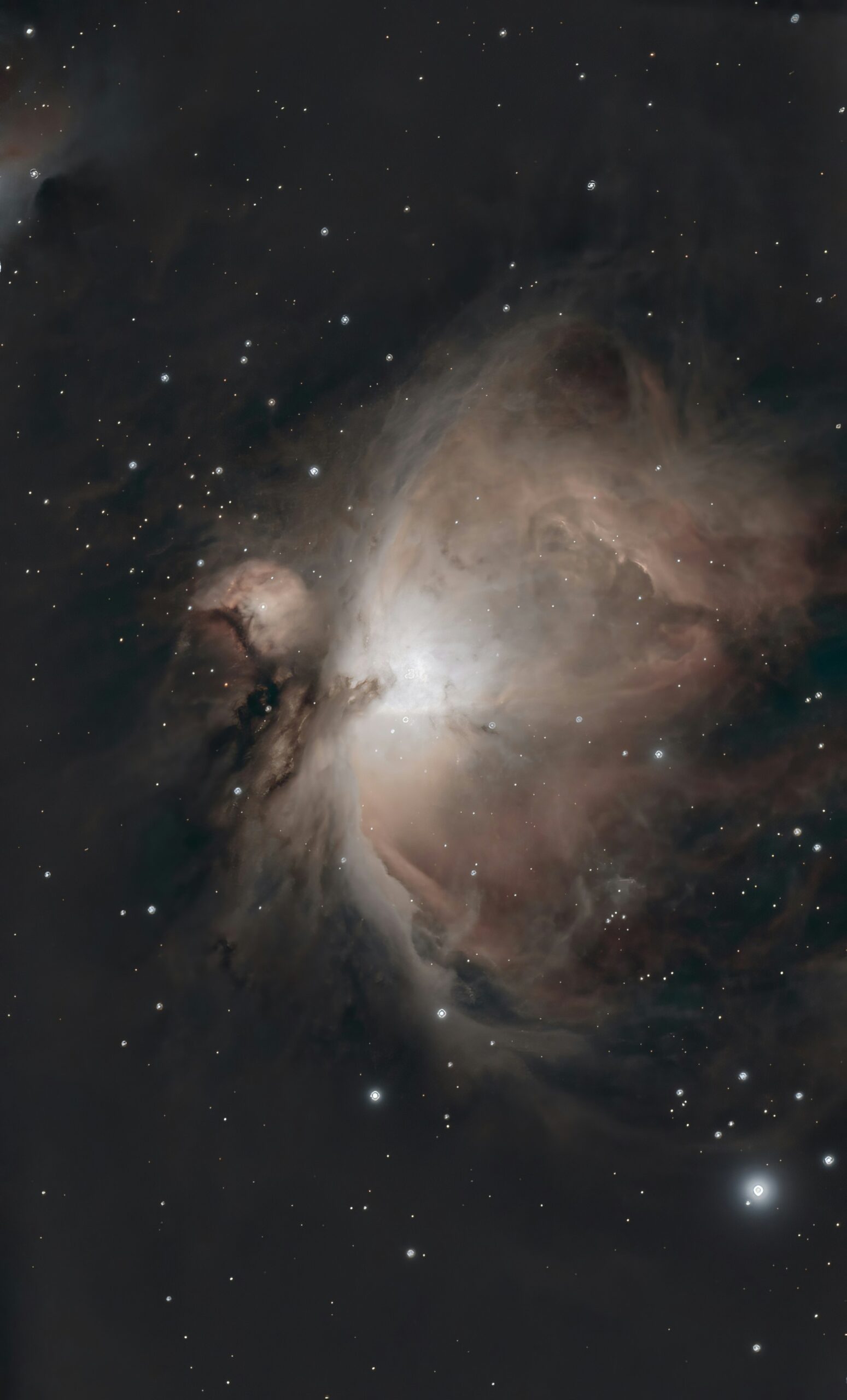 Glowing nebula in deep space with stars — cosmic background for horoscope and astrology article