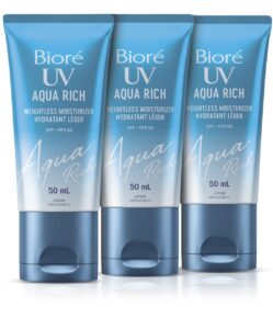 Bioré moisturizer with SPF 50