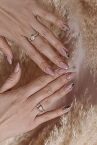 Pink nails