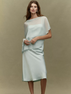 Green cocktail dress