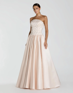 pink white tie dress